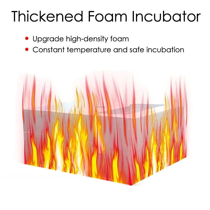 Farm Poultry Fully Automatic Turning Egg Incubator Dual-Electric Mini Household Brooder for Chicken Goose Duck Bird 16 Eggs 220V